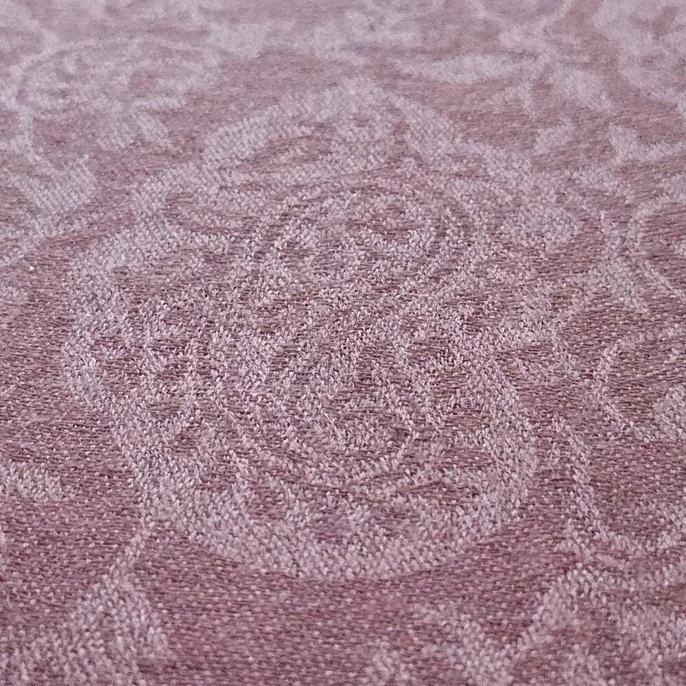 NWOT Cashmere Jacquard Lightweight Scarf Milk Chocolate